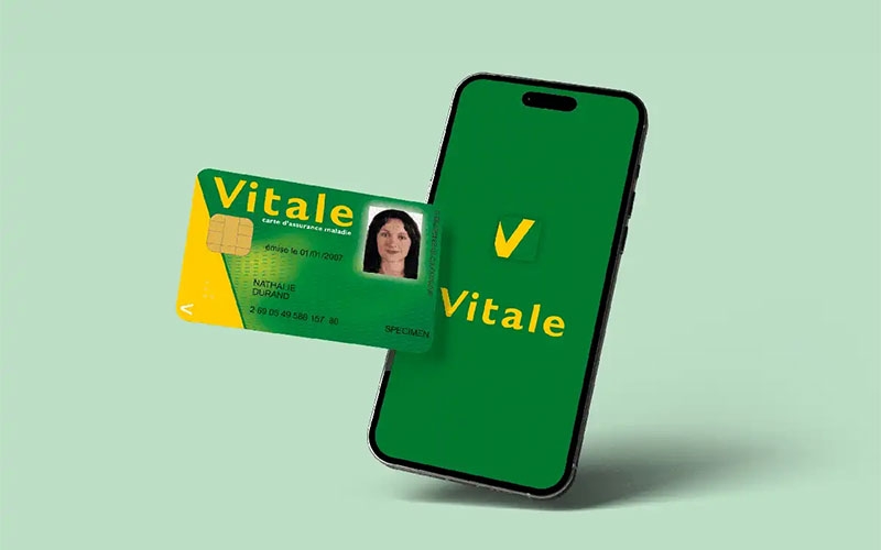Gedigitaliseerde Carte Vitale op de Smartphone
